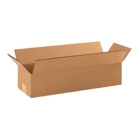 Long Cardboard Corrugated Boxes, 19L X 6W X 4H, Kraft